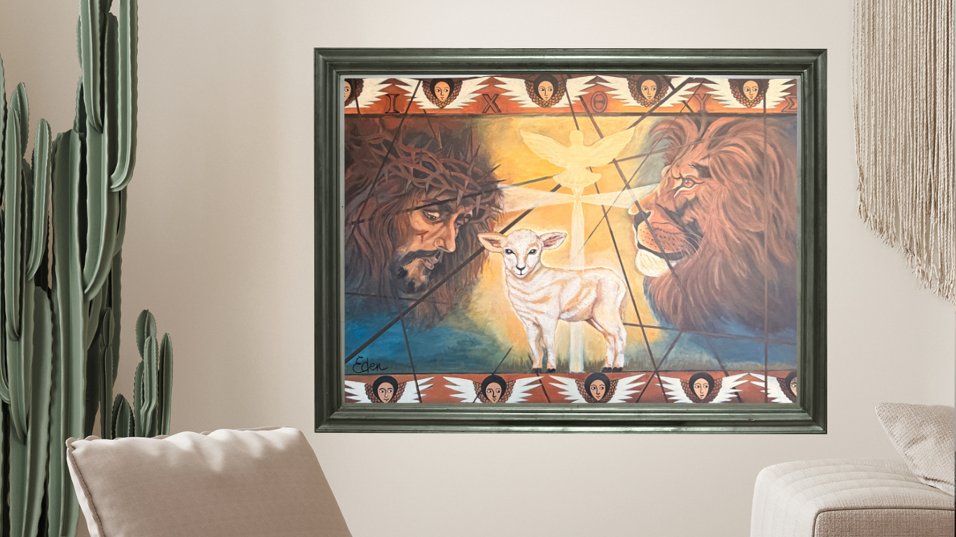 Ichthys-ΙΧΘΥΣ Original Painting 30X40 in